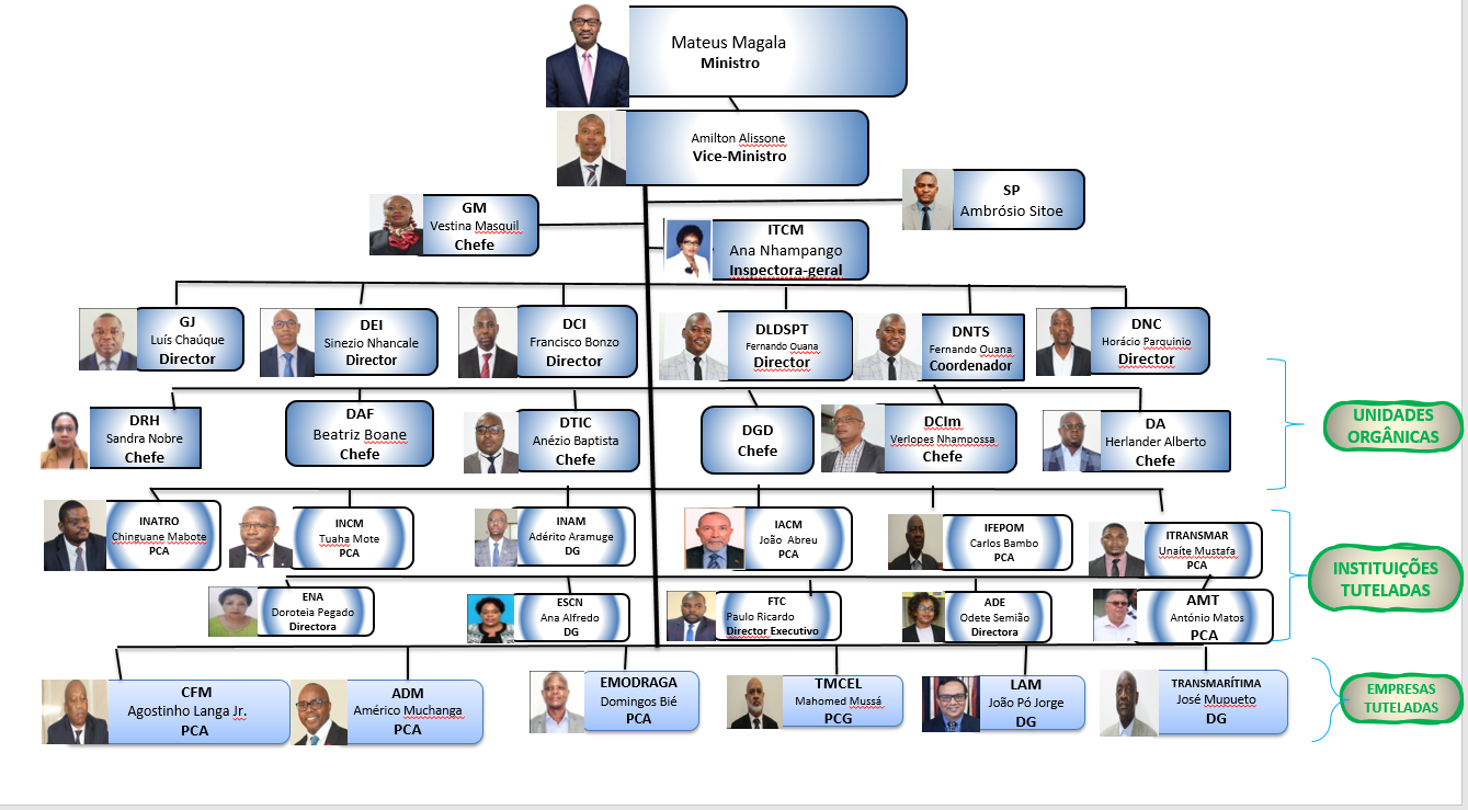 Organigrama do MTC